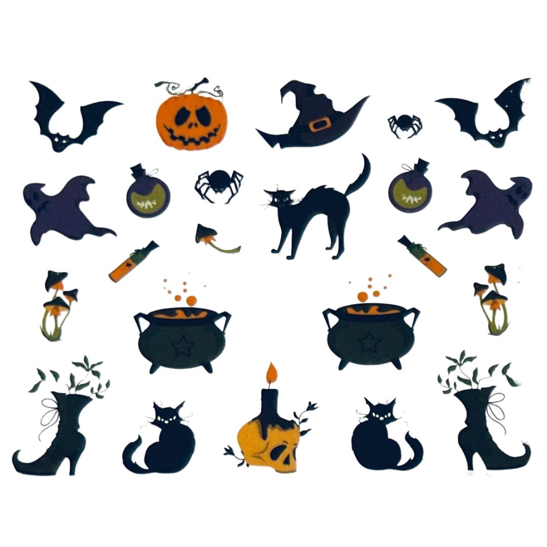 🪄 Witch’s Brew – Halloween Nail Art Stickers