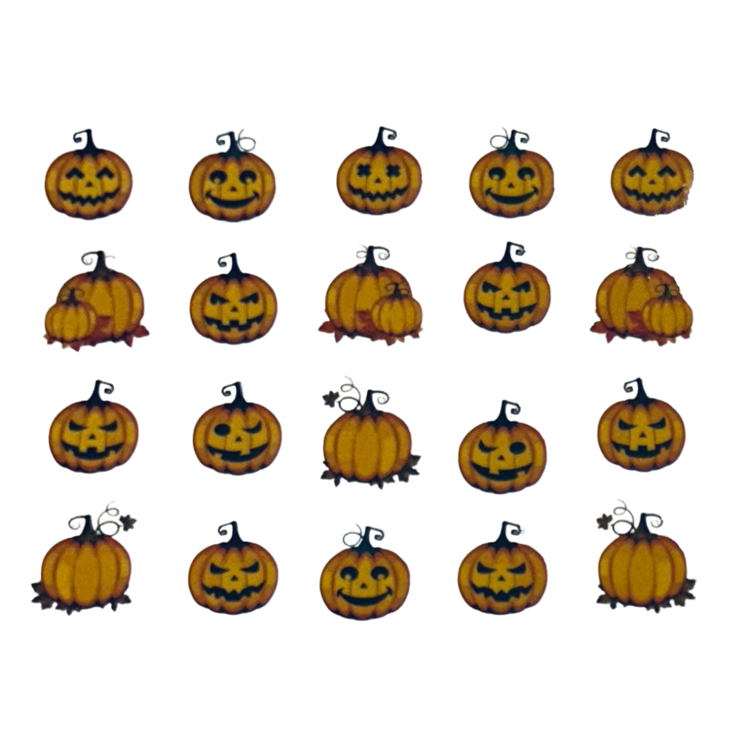 🎃 Pumpkin Patch – Halloween Nail Art Stickers